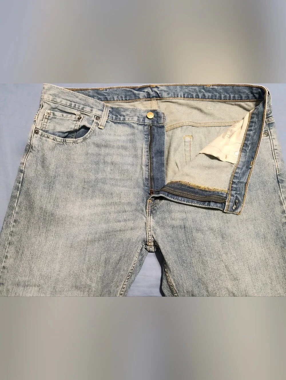 Levi's 569 Loose Straight Men's Jeans Light Wash Denim Size 40x30